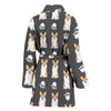 Pembroke Welsh Corgi Print Women's Bath Robe