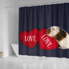 Teddy guinea pig Print Shower Curtain