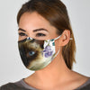 Lovely Balinese Cat Print Face Mask