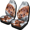 Irish Setter Dog Print Car Seat Covers