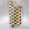 Miniature Schnauzer Pattern Print Hooded Blanket