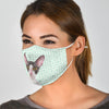 Cornish Rex Cat Print Face Mask