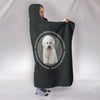 Bichon Frise Dog Print Hooded Blanket