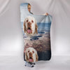 Clumber Spaniel Print Hooded Blanket