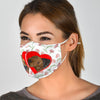 Airedale Terrier floral Print Face Mask