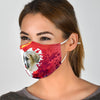 Anatolian Shepherd On Heart Print Face Mask