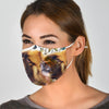 Lovely Tibetan Spaniel Print Face Mask