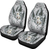 Poodle Dog Print Car Seat Covers