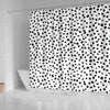 Dalmatian Dog Skin Print Shower Curtains