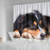 Australian Shepherd Dog Print Shower Curtains