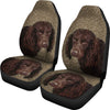 American Water Spaniel Dog Print Car Seat Covers