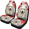 Samoyed Dog Print Car Seat Covers