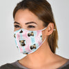 Border Terrier Patterns Print Face Mask