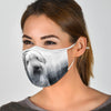 Bearded Collie Print Face Mask