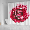 Rose Watercolor Art Print Shower Curtains