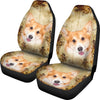 Cute Pembroke Welsh Corgi Dog Print Car Seat Covers