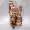 Cute Wirehaired Vizsla Dog Hooded Blanket