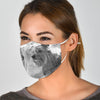 Briard Print Face Mask