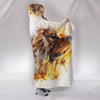 Caveliar King Charles Spaniel Dog Art Print Hooded Blanket