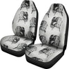 Sketch Of Saluki Dog Print Car Seat Covers