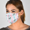 African Grey Parrot Patterns Print Face Mask