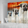 Anatolian Shepherd Print Shower Curtains