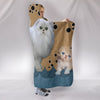 Cute Persian cat Hooded Blanket