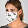 Chartreux Cat Patterns Print Face Mask