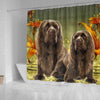 Sussex Spaniel Print Shower Curtains