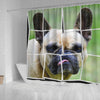 French Bulldog Spread Print Shower Curtains