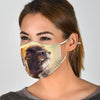 Cute Tibetan spaniel Print Face Mask