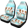 Montbeliarde Cattle (Cow) Print Car Seat Covers