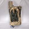 English Mastiff dog Print Hooded Blanket