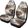 Campbell's Dwarf Hamster Print Car Seat Covers