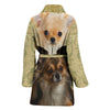 Cute Chihuahua Print Women's Bath Robe