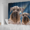 Cesky Terrier Print Shower Curtains