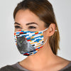 Nebelung Cat Print Face Mask