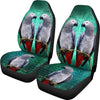 African Grey (Congo Grey Parrot) Parrot Print Car Seat Covers