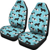 Newfoundland Dog Pattern Print Car Seat Covers