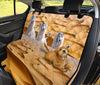 Afghan Hound In Desert Print Pet Seat Covers