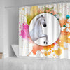 Lipizzan Horse Print Shower Curtain