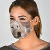 Pyrenean Mountain Dog Print Face Mask