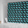 Lakeland Terrier Dog Pattern Print Shower Curtains