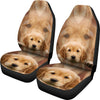 The Cutest Golden Retriever Print Car Seat Covers