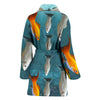 Mollie Fish Print Women's Bath Robe