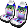 Colorful Chihuahua Dog Print Car Seat Covers