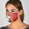 Rainbow Unicorn Print Face Mask