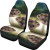 Lovely Campbell's Dwarf Hamster Print Car Seat Covers