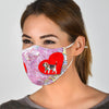 Cute Beagle Dog Print Face Mask