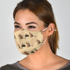 Toyger Cat Patterns Print Face Mask